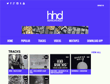 Tablet Screenshot of hiphopdaily.com